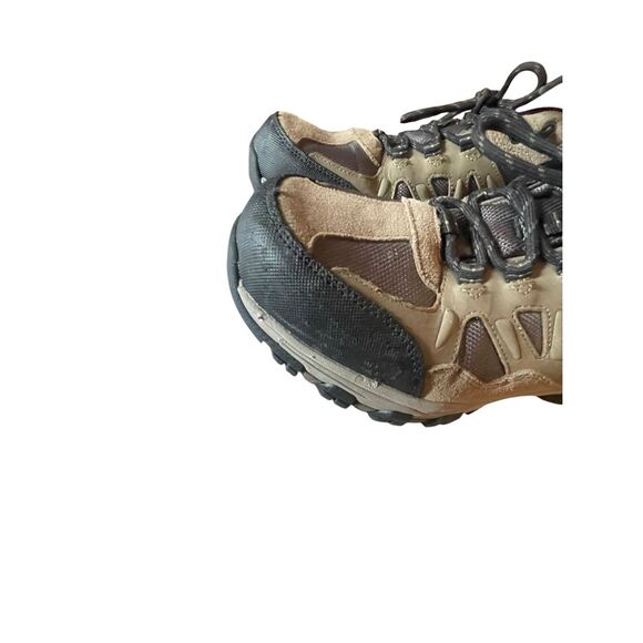 Skechers Mens Taupe Black Lace Up Low Top Round Toe Sneaker Shoes Size 10 main image 6